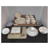 Corelle and Pyrex Dinnerware Lot