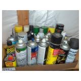 Spray Paint and Cleaning Product Lot