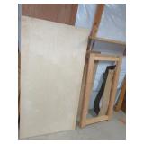 Plywood Sheets and Wood Framing