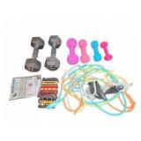 Fitness Equipment Set Weights Bands