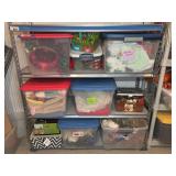 Holiday Decorations Storage Bin Lot