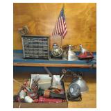 Workshop Hardware Cabinet and Tools Assortment
