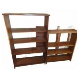 Two Wood Bookcases