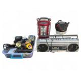 General Electric Radio, Coleman Lanterns, Tools