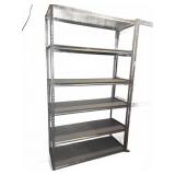 Metal Shelving Unit, 48"x18"x84"