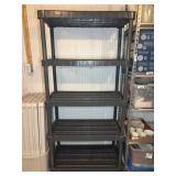 Plastic Shelving Unit 36"x18"x71"