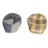 (2) Wigens Size 58 Wool Flat Caps