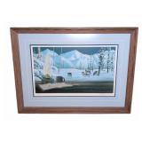 Jon Van Zyle Alaska Signed Print, 29"x21.75"