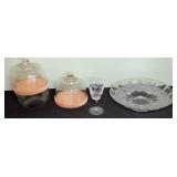 Etched Glass, Waterford Wine Glass + More