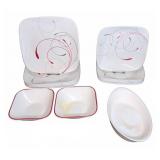 Corelle Dinnerware Set Plates and Bowls