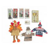 Holiday Wine Accessory and Decor Lot