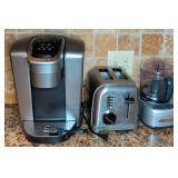 Keurig Coffee Maker, Toaster, Cuisinart Processor