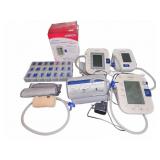 Omron Blood Pressure Monitors and Pill Organizer