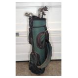 Bennington Golf Bag with Assorted Acer XDS Irons