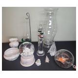 Glass and Porcelain Decor Lot