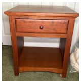 Amish Pride Wood Nightstand, 24"x20.5"x27.5"