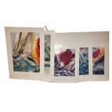 5 Willard Bond Signed Sailing Art Prints