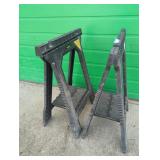 Stanley Junior Folding Sawhorses Pair Plastic