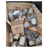 Crate of Various Oil Filters