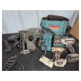 Splaters, Sander, Cordless Drill