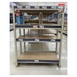 Steel 4-Tier Rack Unit 50"x22"x64"