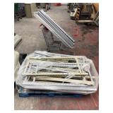 Racking, (8) 22"x48" Uprights, (8) 48" Horizont