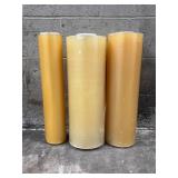 (3) Rolls Industrial Plastic Stretch Wrap