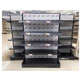 (3) Retail Display Gondolas 48"x18"x67"