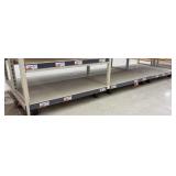 (3) 48"x48"x8" Steel Retail Platforms