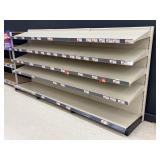 Gondola Retail Shelving unit 11.5