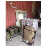 Floor Lamps, TV Tray Tables, Folding Chair
