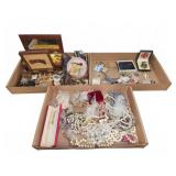 Lot Costume Jewelry Watches Pocket Watches
