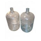Vintage 5-Gallon Clear Glass Carboys