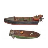 Lindstrom Wooden Wind-Up Toy Boats