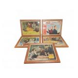 5 Framed Ginger Rogers Movie Lobby Cards