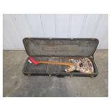 Kramer USA Bass Guitar With Stickers and Case