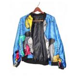 Picasso-Style Abstract Art Bomber Jacket