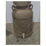 Metal Milk Can with Spout and Handle