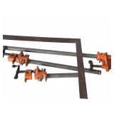 Pony 3/4" Pipe Clamps With Pipe