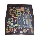 Political And Wartime Buttons
