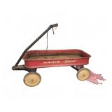Radio Special Red Metal Wagon