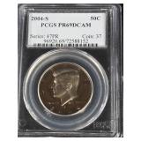 2004-S Kennedy Half Dollar PCGS PR69DCAM