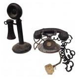 Two Vintage Telephones