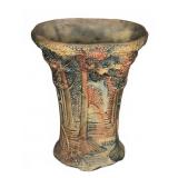 Unmarked Weller Forest Vase 8" Tall