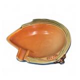 Roseville Pottery Pine Cone Leaf Ashtray