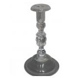 Signed Steuben Candlestick  10" Tall