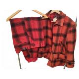 J.C. Higgins Wool Plaid Jacket and Pants Set
