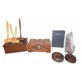 Wooden Gavels, Boxes, Songbook, Checkers
