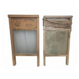 Glass and Wood Washboards, Top Notch Brand