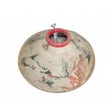 Metal Christmas Tree Stand with Winter Motif